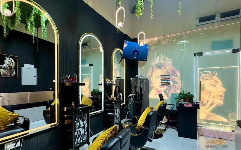 Beauty salon services inside Karama shopping center