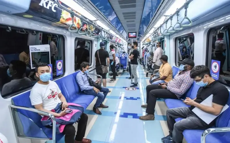 Dubai Metro ticket gate