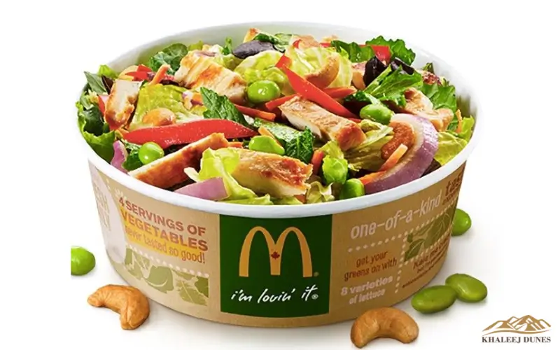 Vegan food and salads