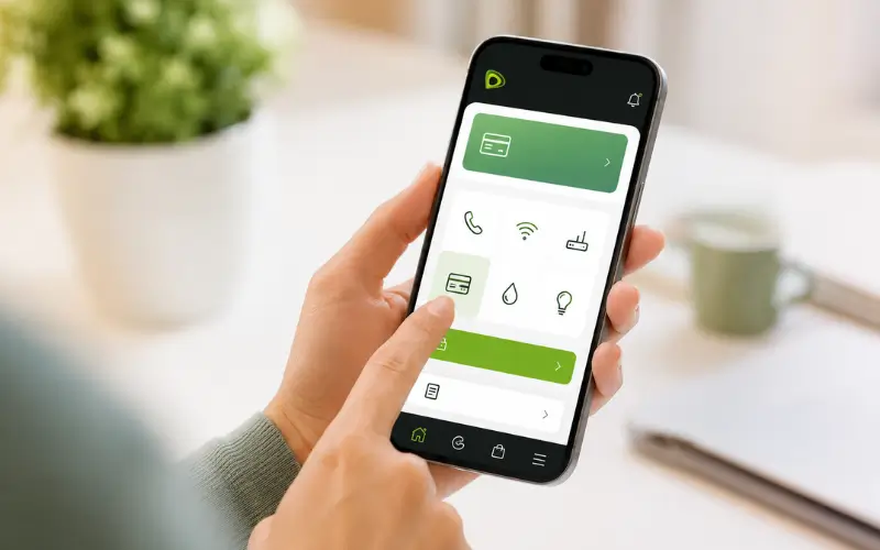 Paying Through the Etisalat App