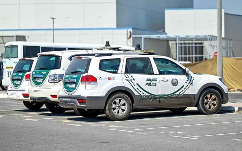patroling cars