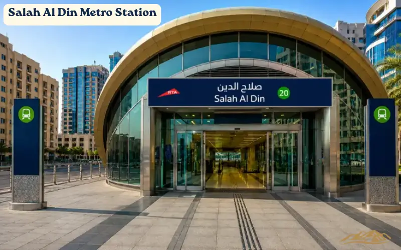 Salah Al Din Metro Station Dubai Complete Guide Location Timings Routes & Nearby Places